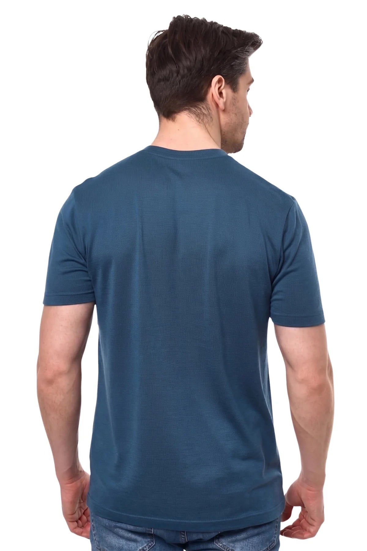 Men's Merino Sport T-shirt Saphire Blue