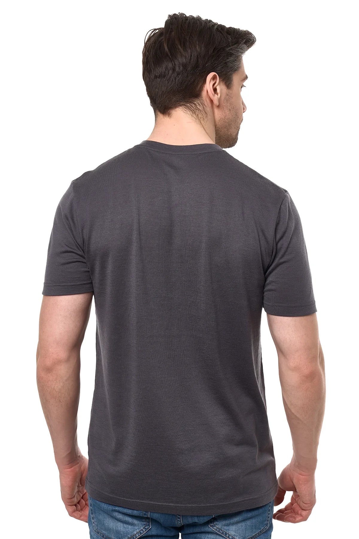 Men's Merino Sport T-shirt Dark Charcoal