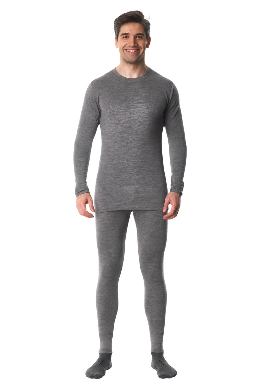 Men's Merino Thermal Set 250 Heather Grey