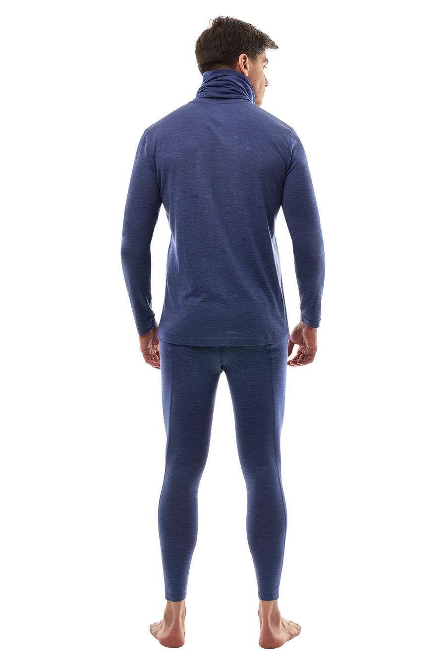 Men's Merino Windsor Blue Set + Neck Gaiter