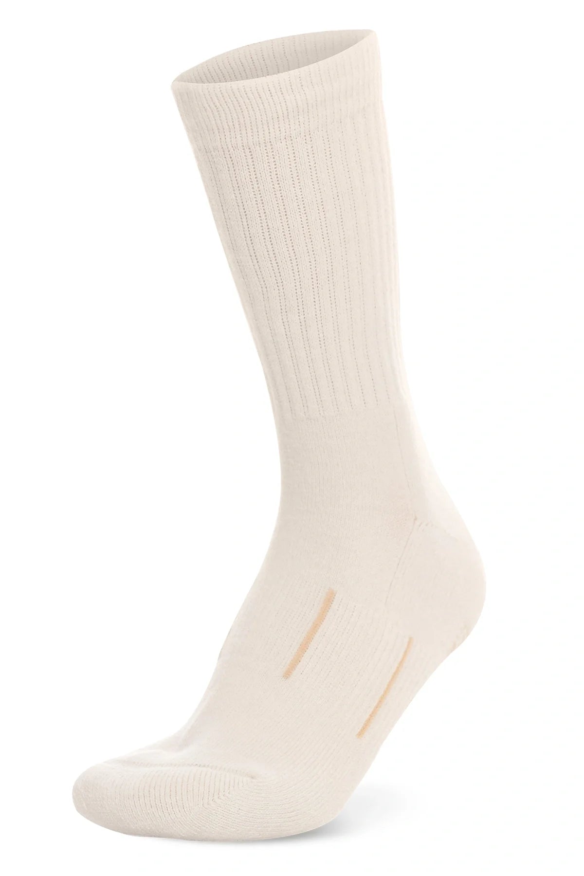 Merino Wool Hiking Socks - (Pack of 3) Natural White