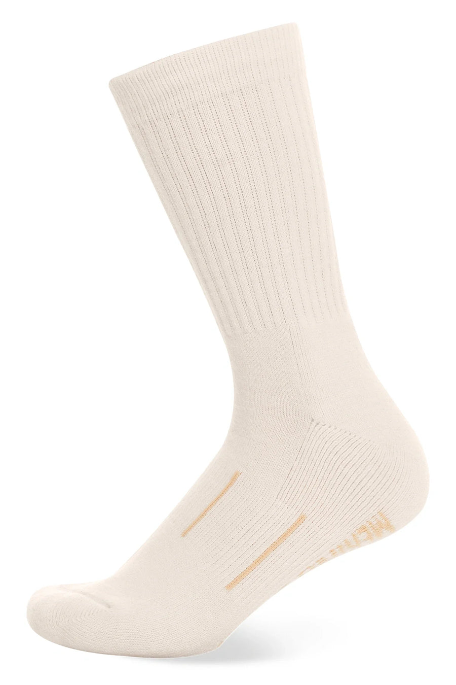 Merino Wool Hiking Socks - (Pack of 3) Natural White