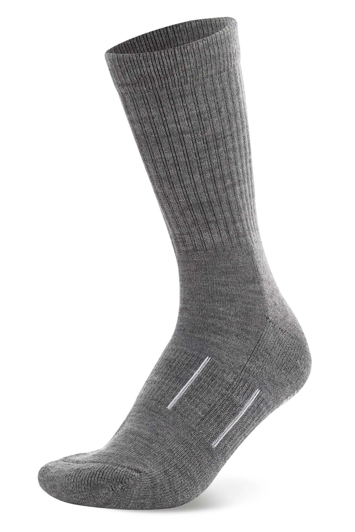 Merino Wool Hiking Socks - (Pack of 3) Pearl Grey