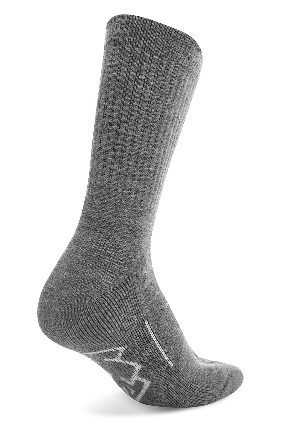 Merino Wool Hiking Socks - Multicolor: Jet Black, Pearl Grey, Natural White