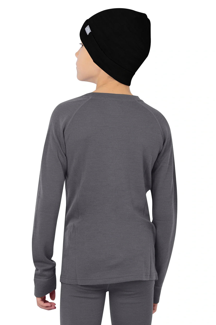 Kids' Merino Wool Long Sleeve 250 Perfect Gray