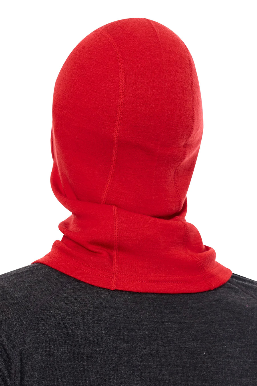 Merino Wool Balaclava Red