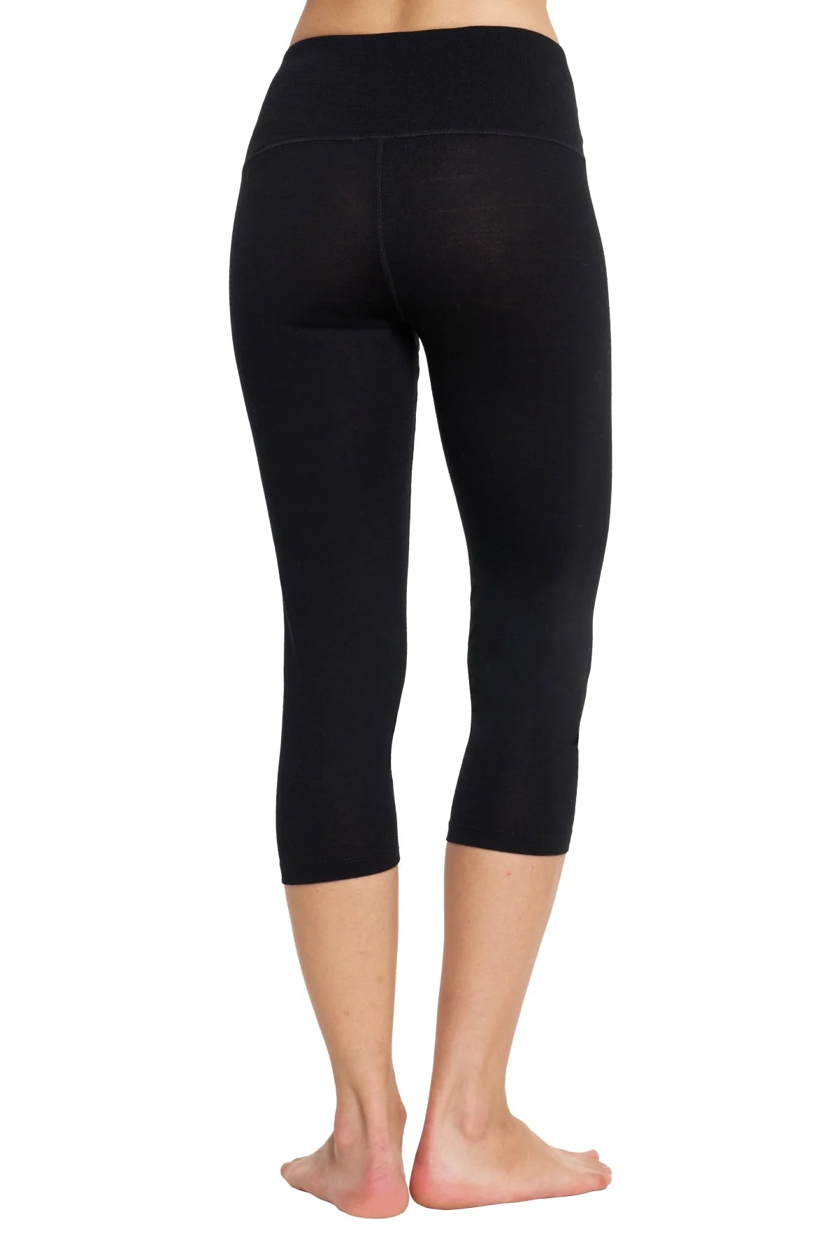 Women's Merino 3/4 Pants 200 Black