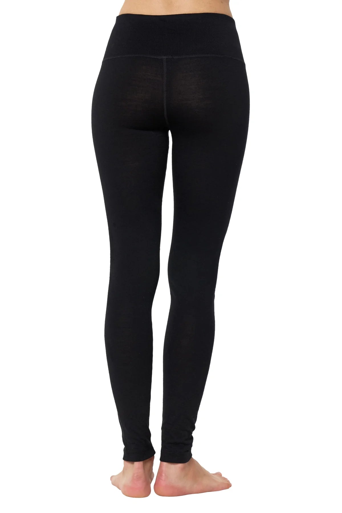 Women's Merino Pants 200 Black