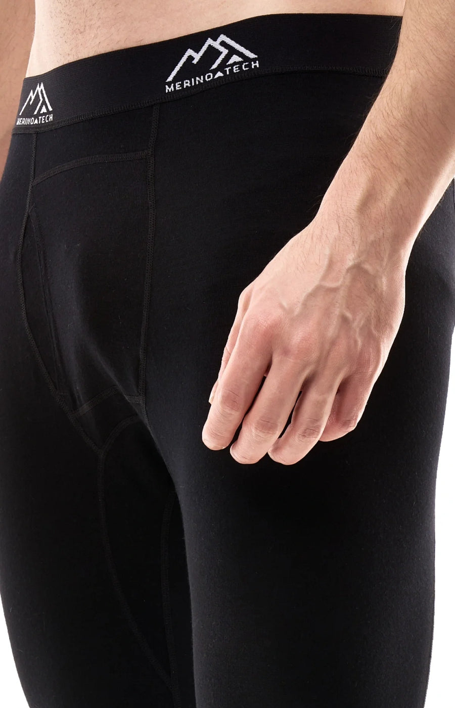 Men's Merino Pants 200 Black