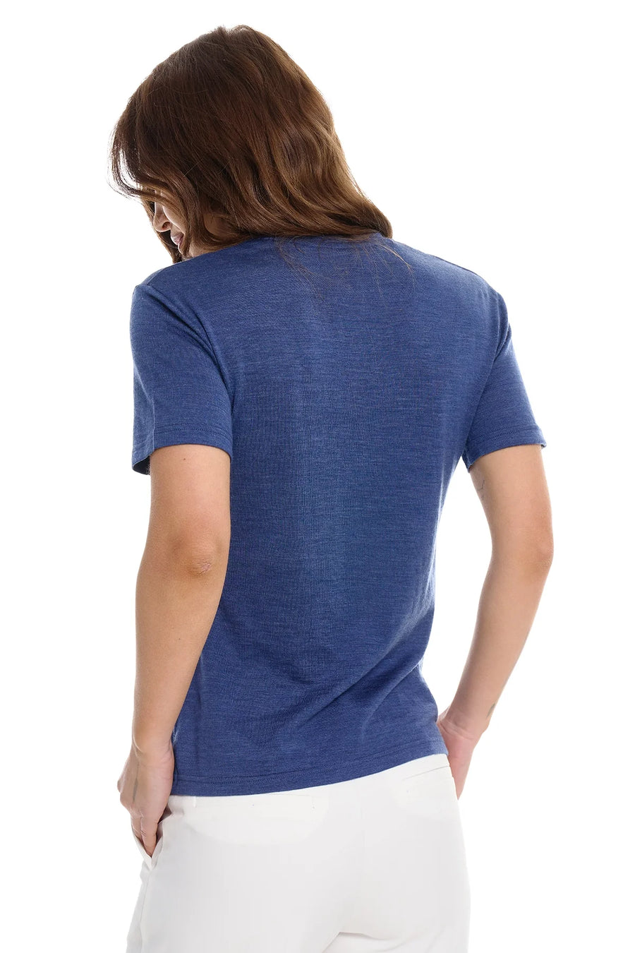 Women's Merino T-shirt 180 Chicago Blues | Crewneck