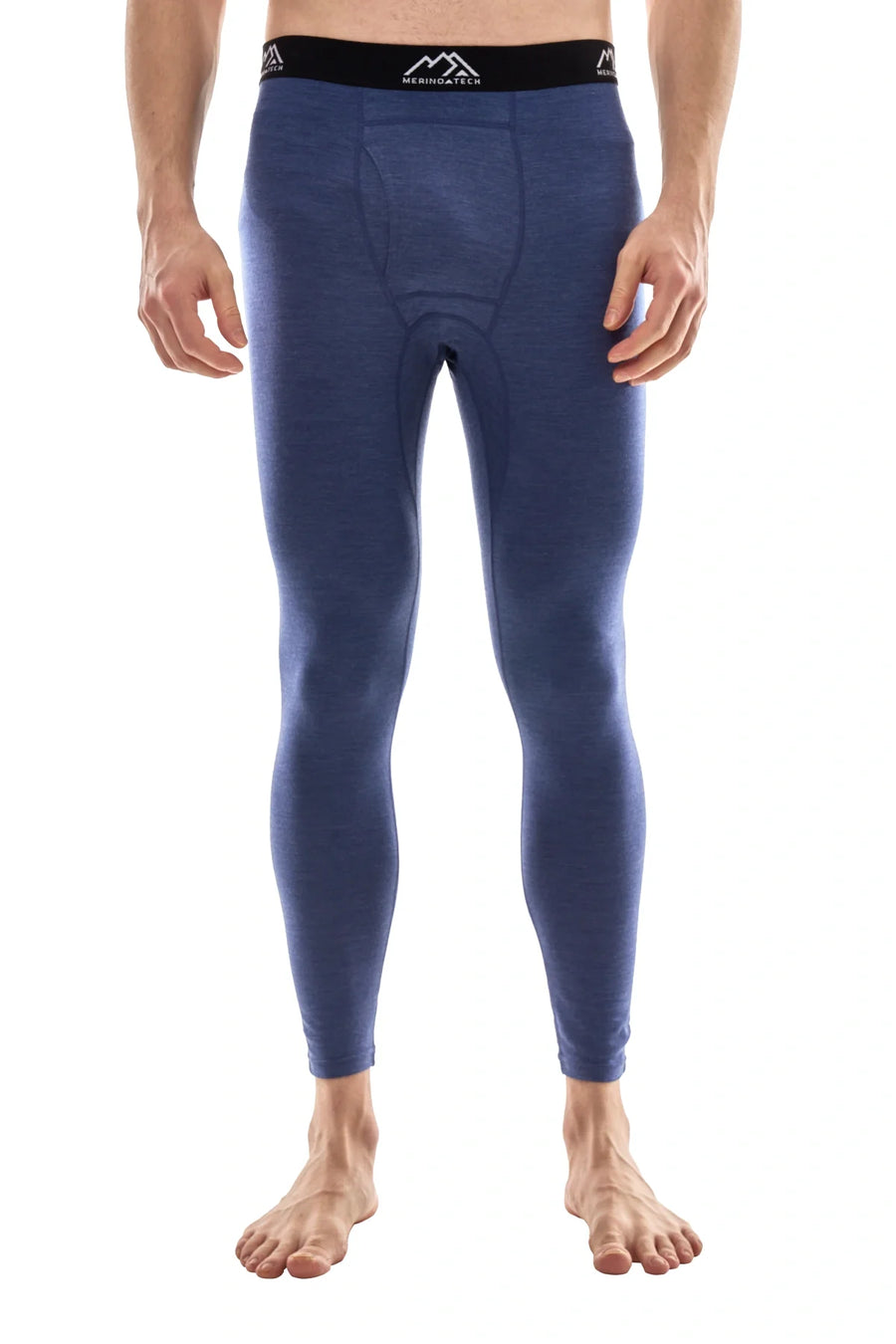 Men's Merino Pants 200 Windsor Blue