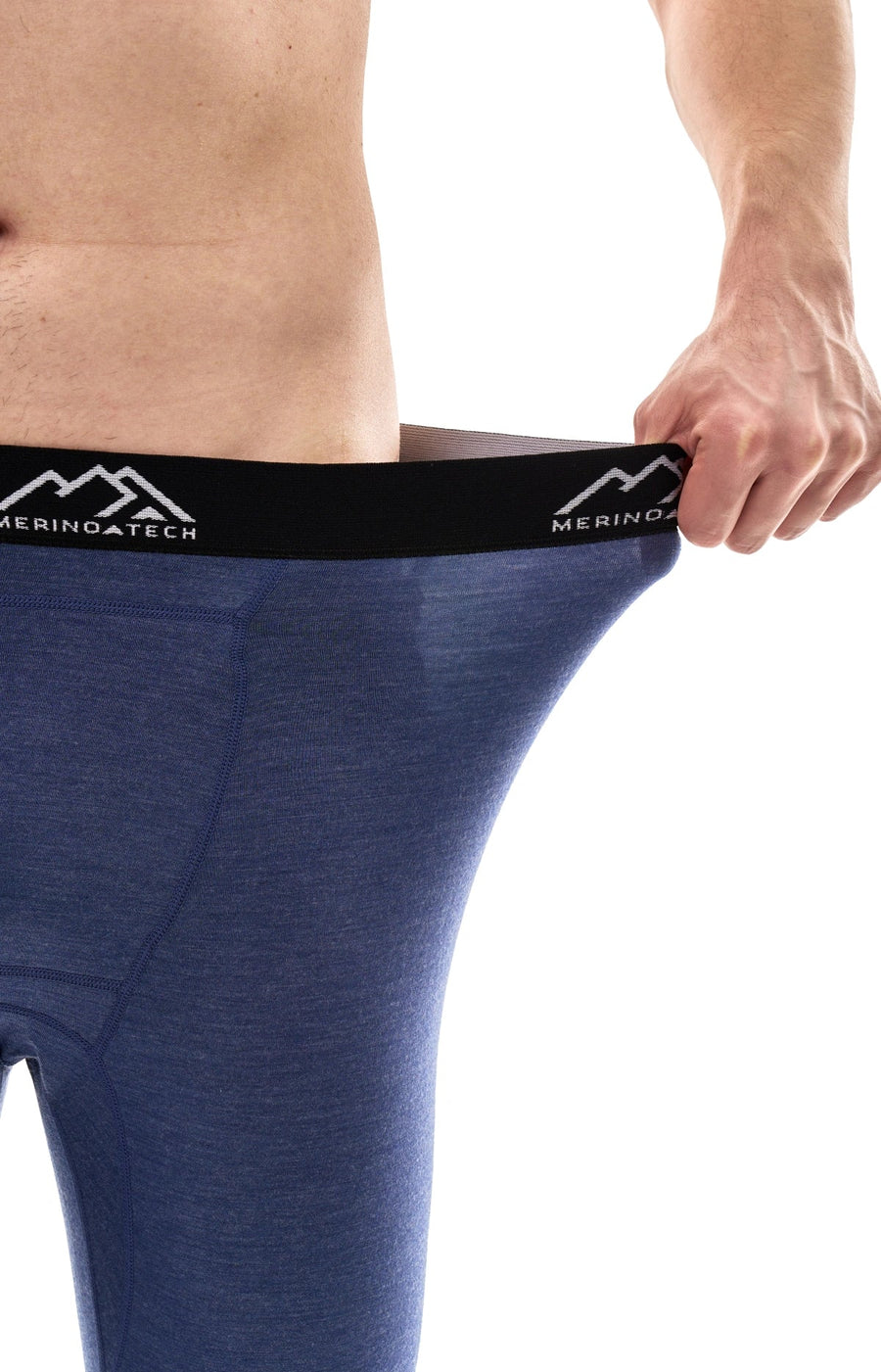 Men's Merino Pants 200 Windsor Blue