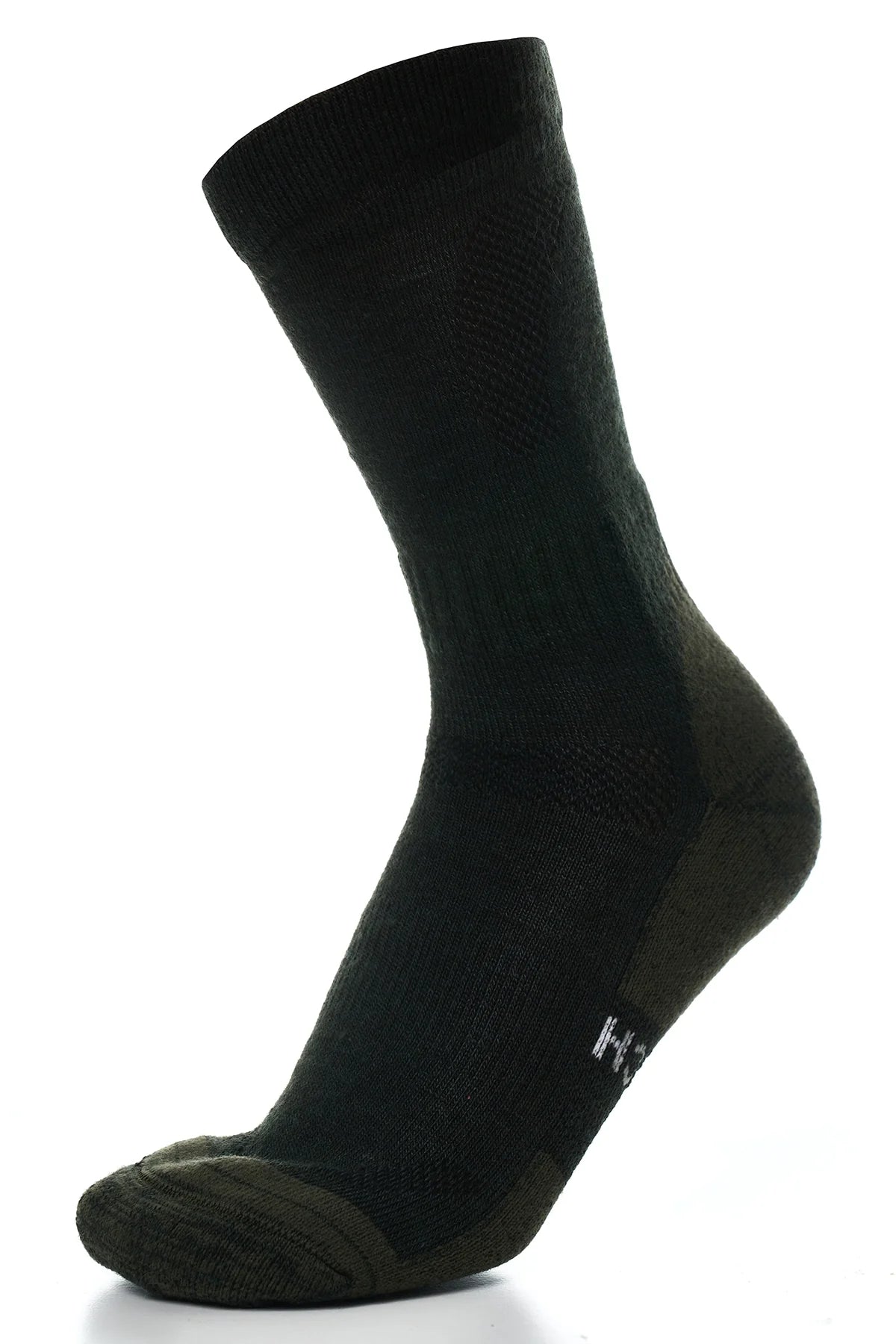 Merino Wool Hiking Socks - (Pack of 3) Army Green