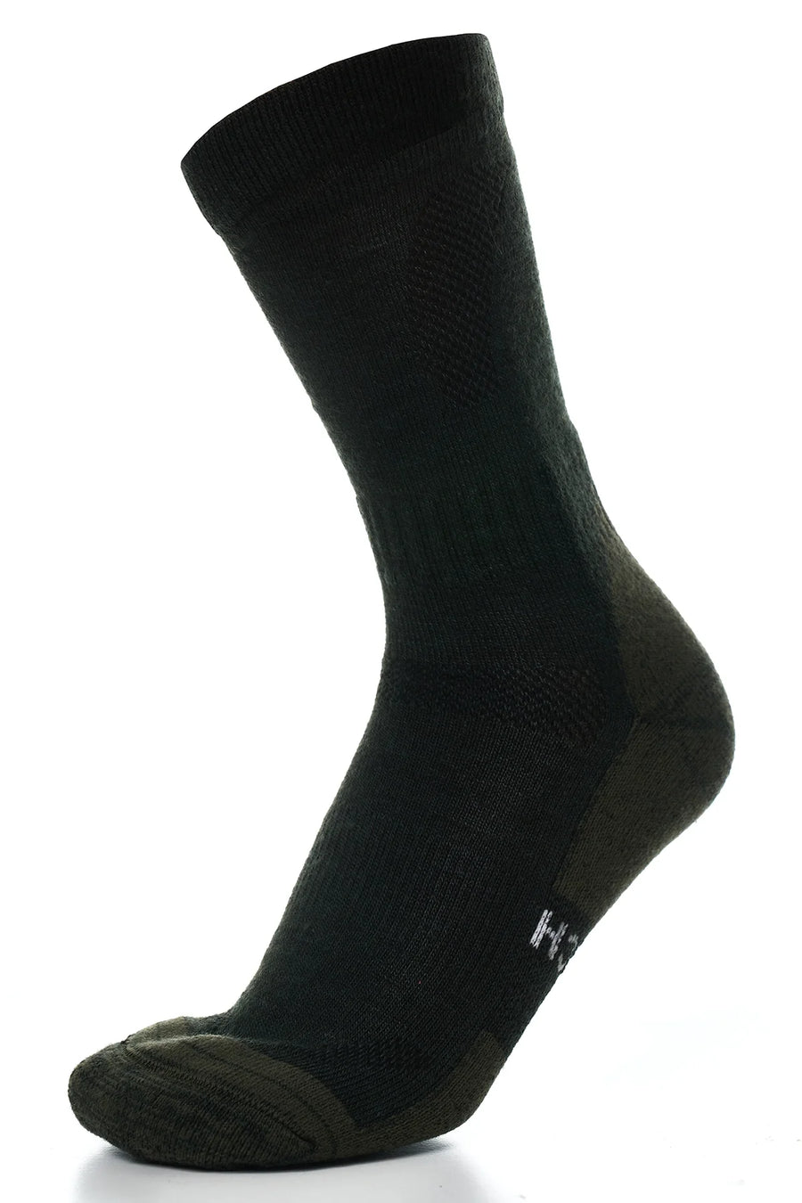 Merino Wool Hiking Socks - (Pack of 3) Army Green