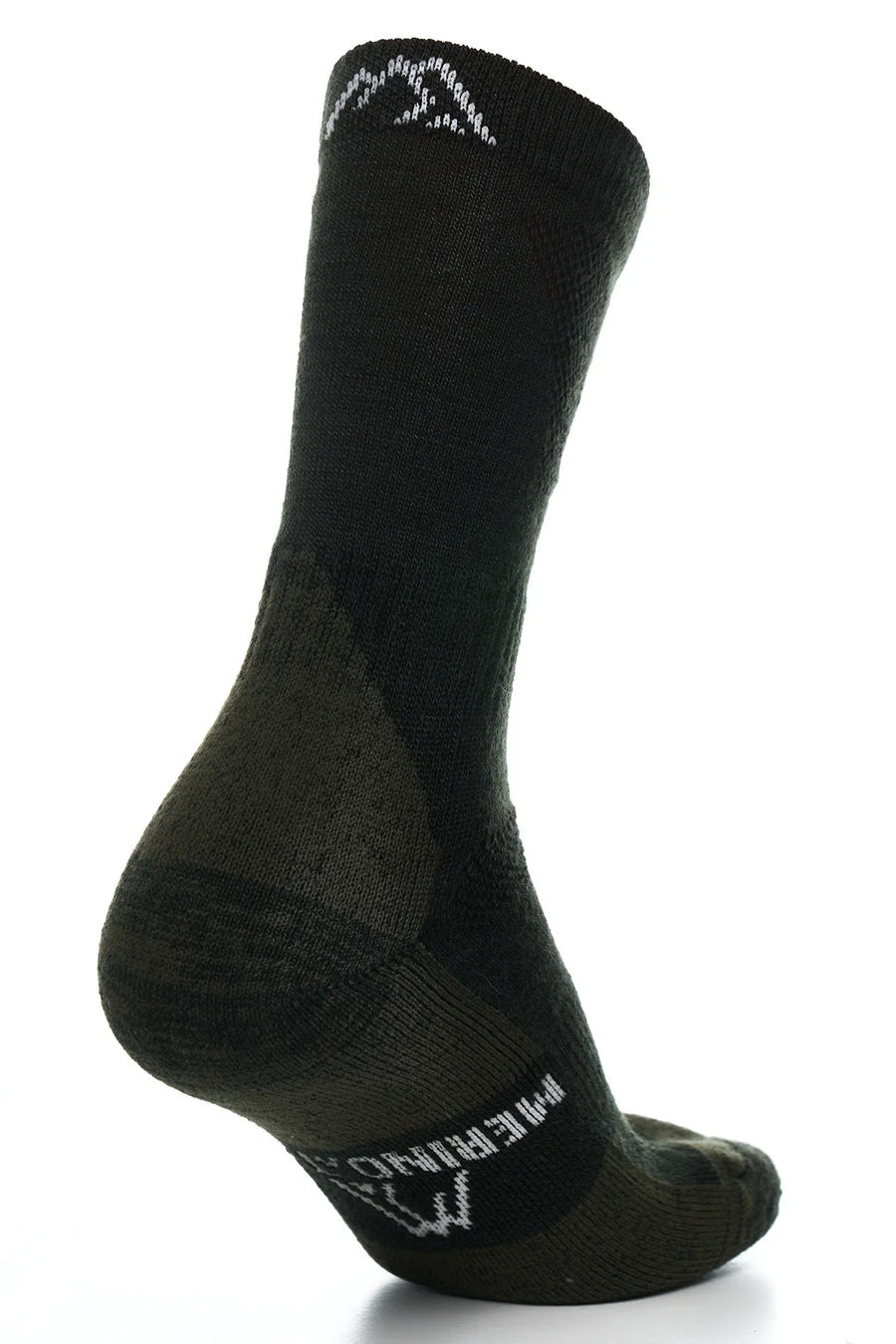 Merino Wool Hiking Socks - (Pack of 3) Army Green
