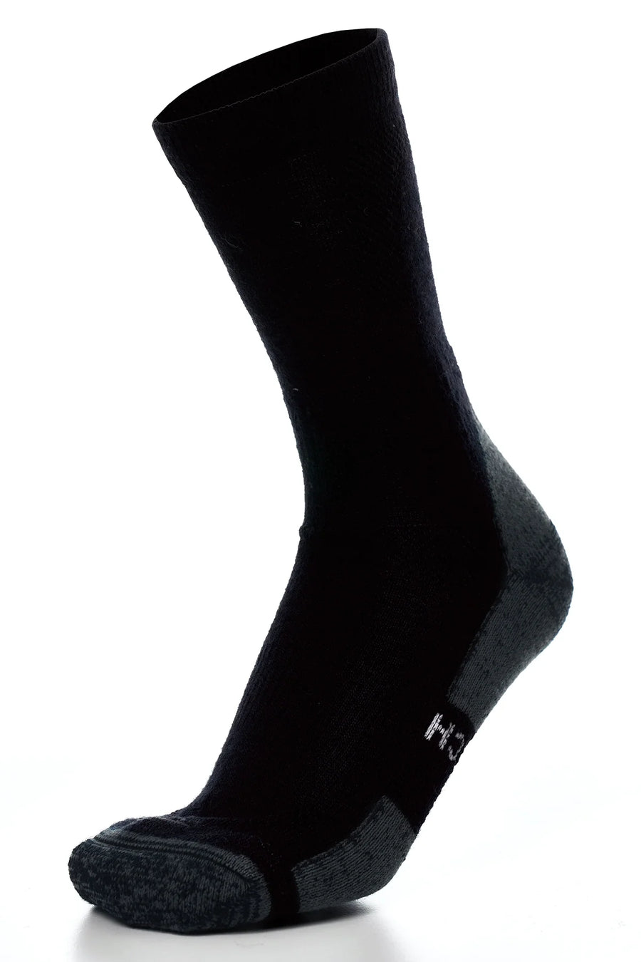 Merino Wool Hiking Socks - (Pack of 6) Black