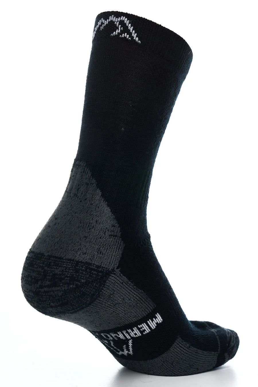 Merino Wool Hiking Socks - (Pack of 6) Black