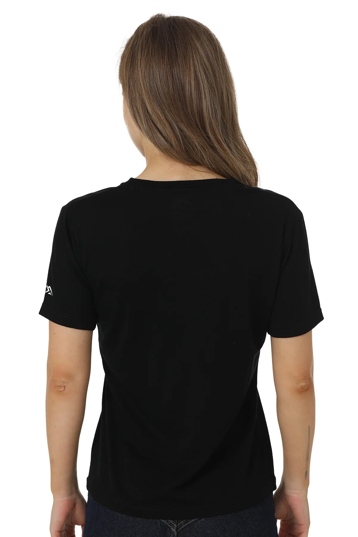 Women's Merino T-shirt 180 Black | V-Neck (+socks)