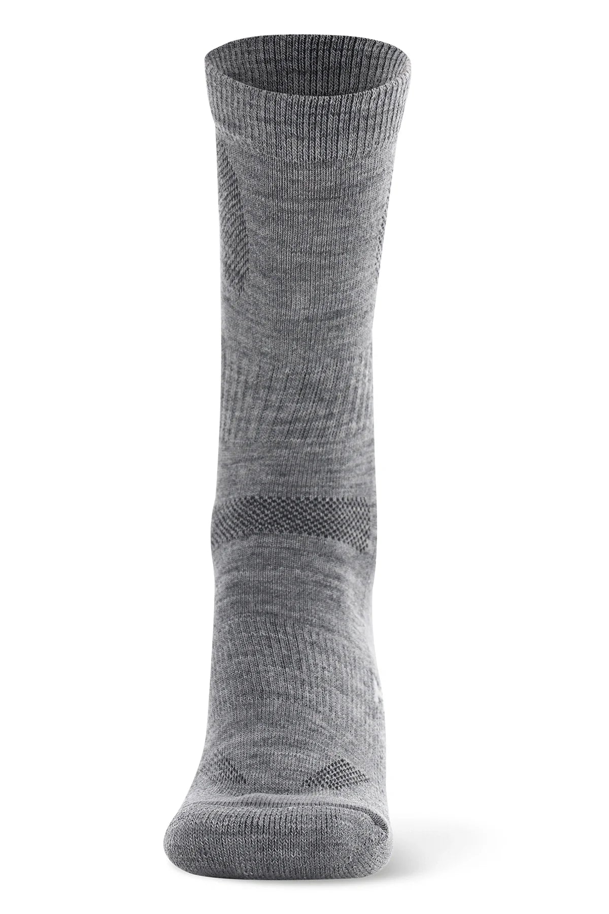 Merino Wool Hiking Socks - (Pack of 3) Silver Grey