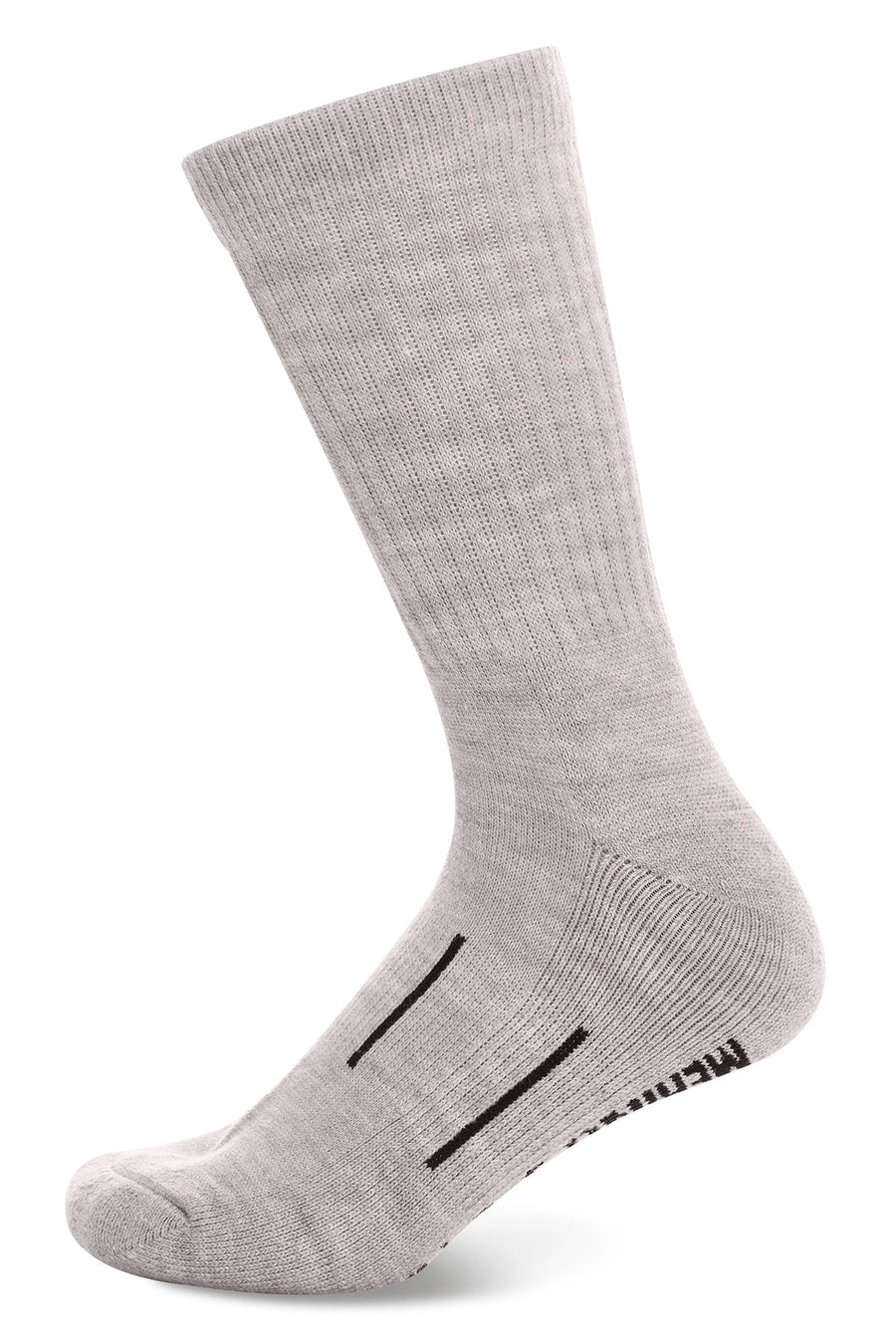 Merino Wool Hiking Socks - (Pack of 3) Smoke Grey