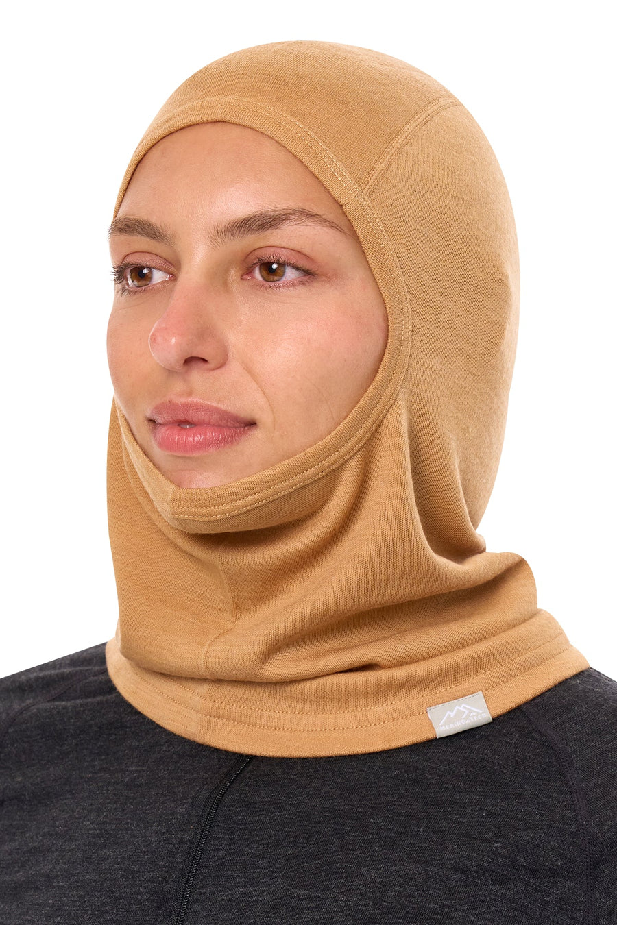 Merino Wool Balaclava Tan