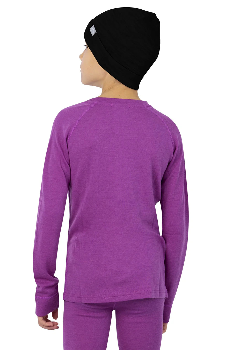 Kids' Merino Wool Long Sleeve 250 Violet Purple