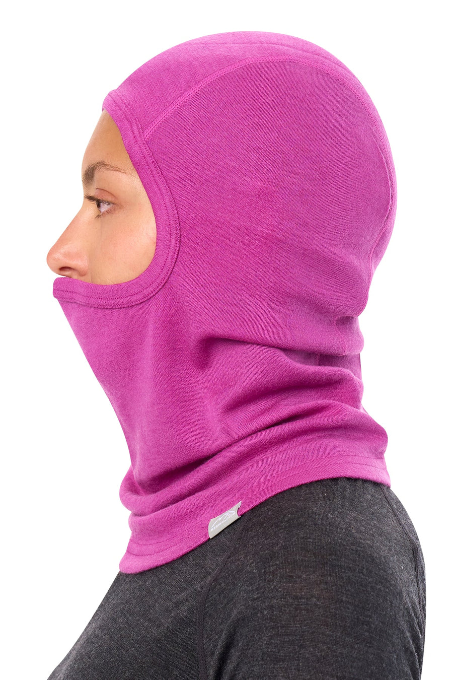 Merino Wool Balaclava Violet