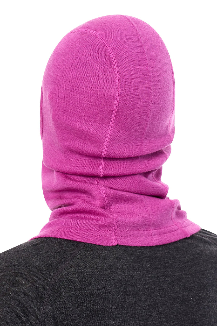 Merino Wool Balaclava Violet