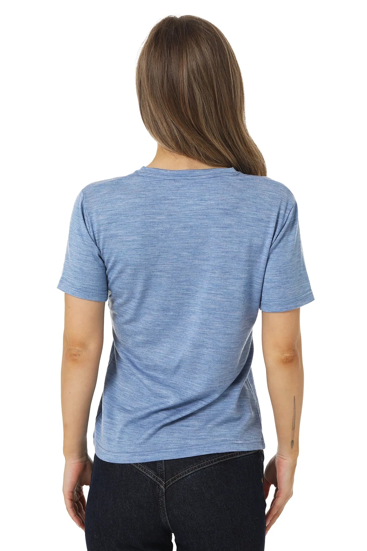 Women's Merino T-shirt 180 Dark Blue | Scoop Neck