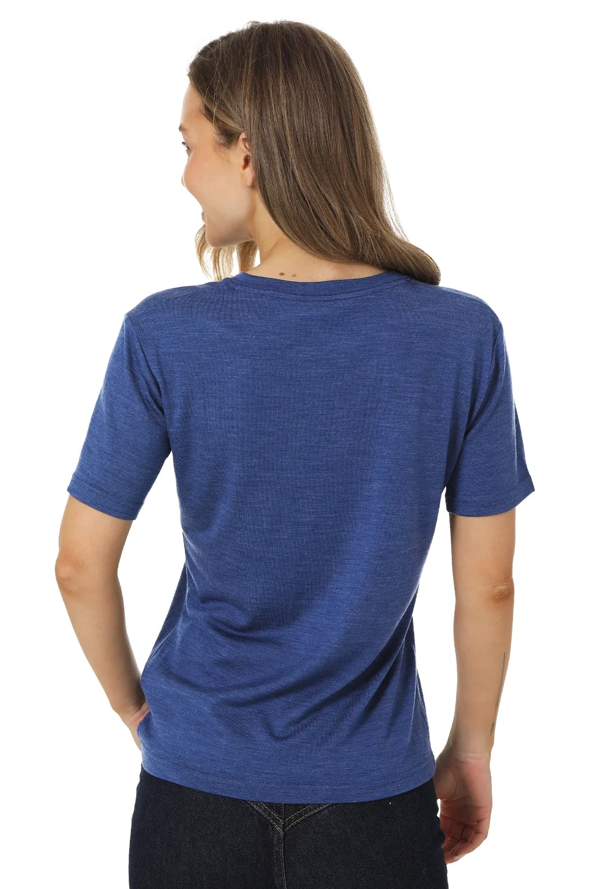 Women's Merino T-shirt 180 Chicago Blues | Scoop Neck