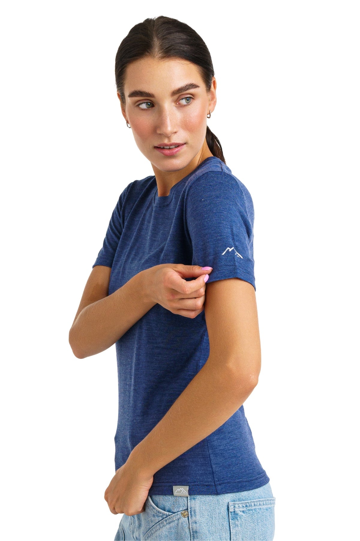 Women's Merino T-shirt 180 Windsor Blue | Crewneck (+socks)