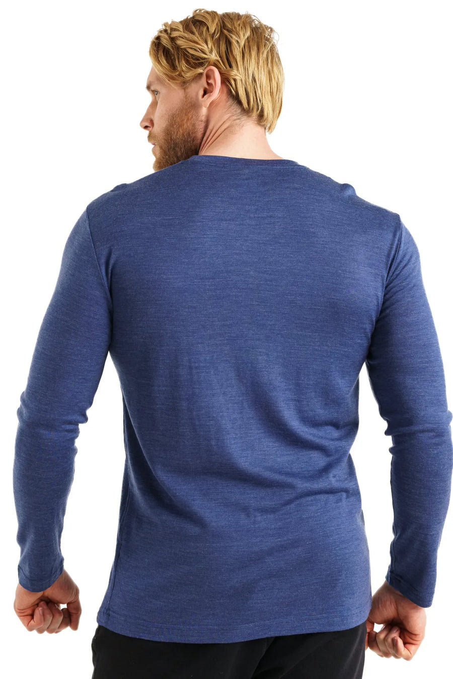Men's Merino Long Sleeve 165 Indigo Night