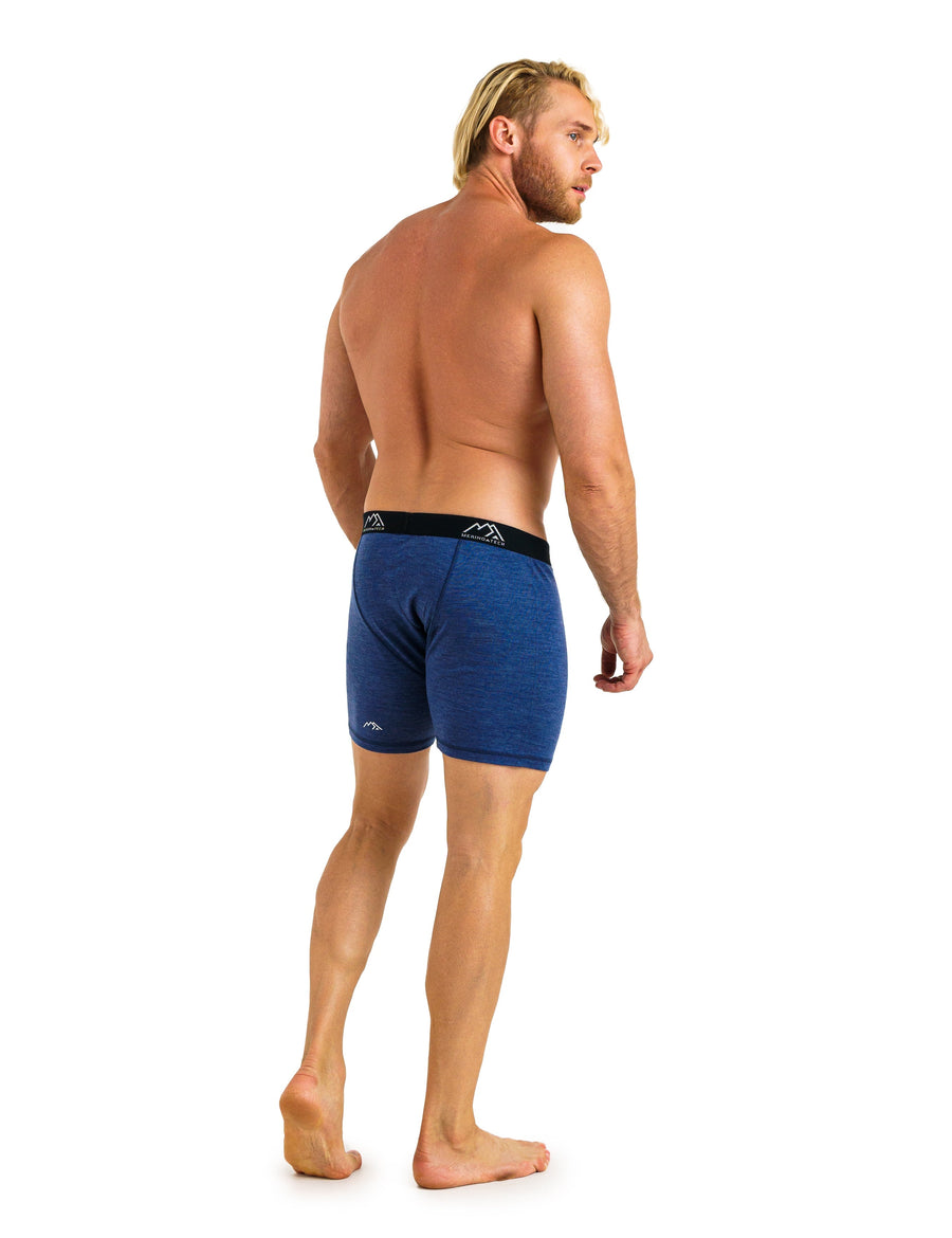 Men's Merino Boxers 190 Brief Windsor Blue (1 Pack)