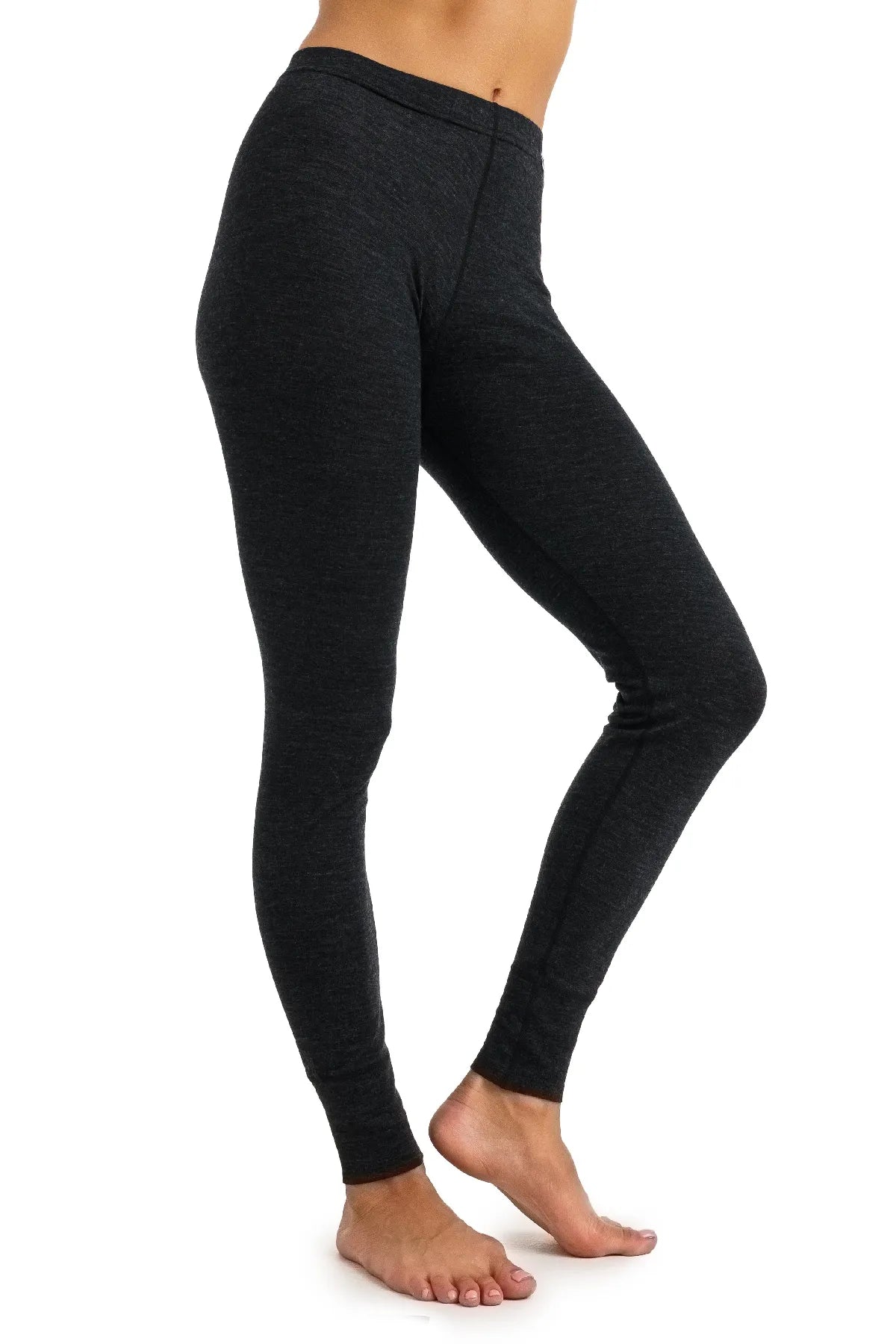 Women's Merino Pants 165 Heathered Black
