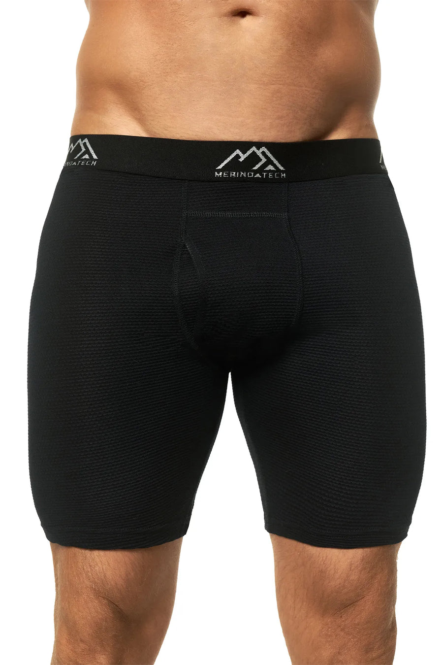 Men's Merino Boxers Airmesh Black (1 Pack)