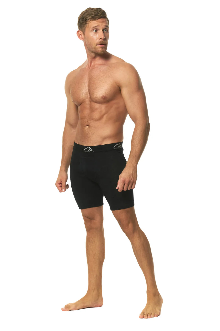 Men's Merino Boxers Airmesh Black (1 Pack)