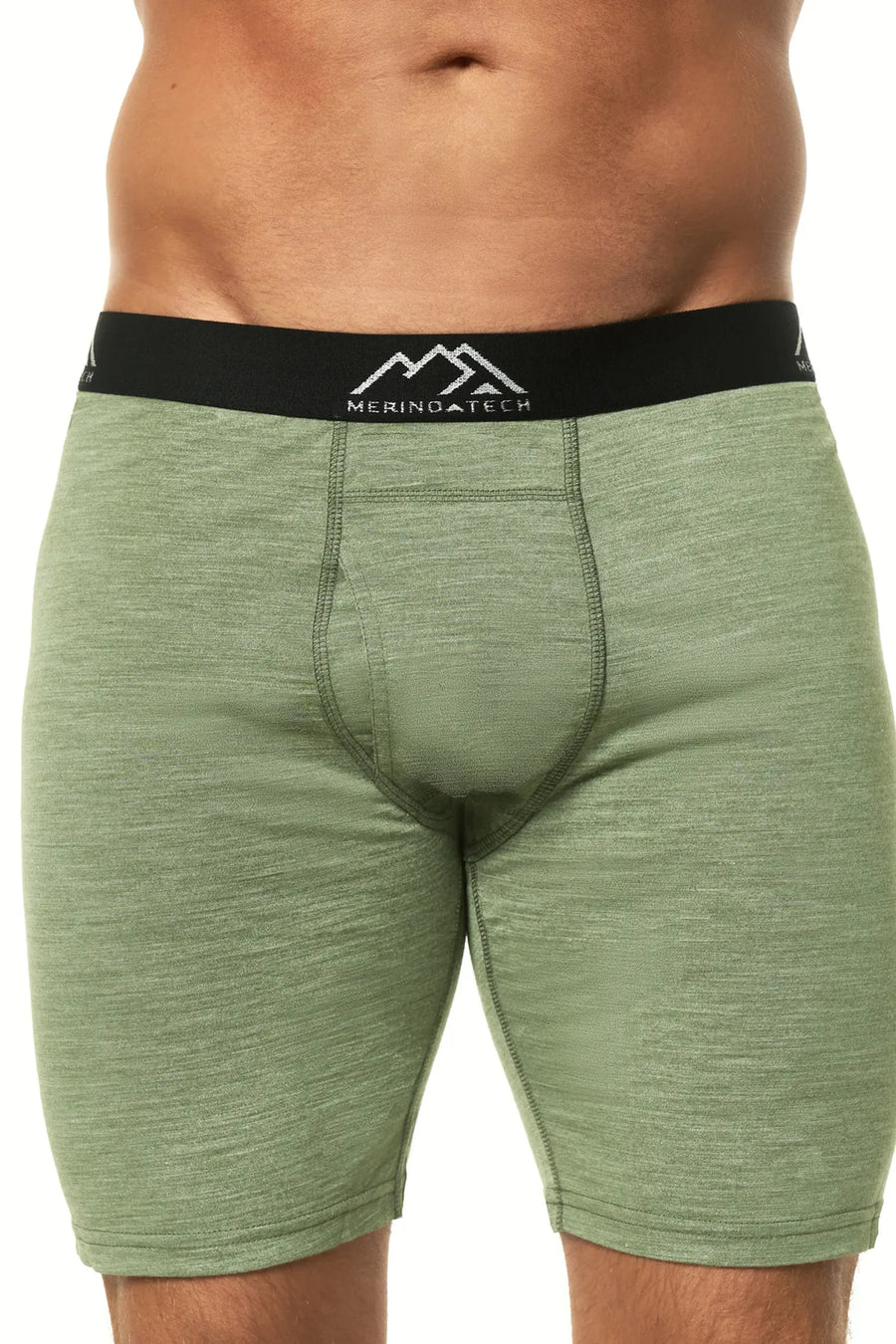Men's Merino Boxers Heather Green (1 Pack)
