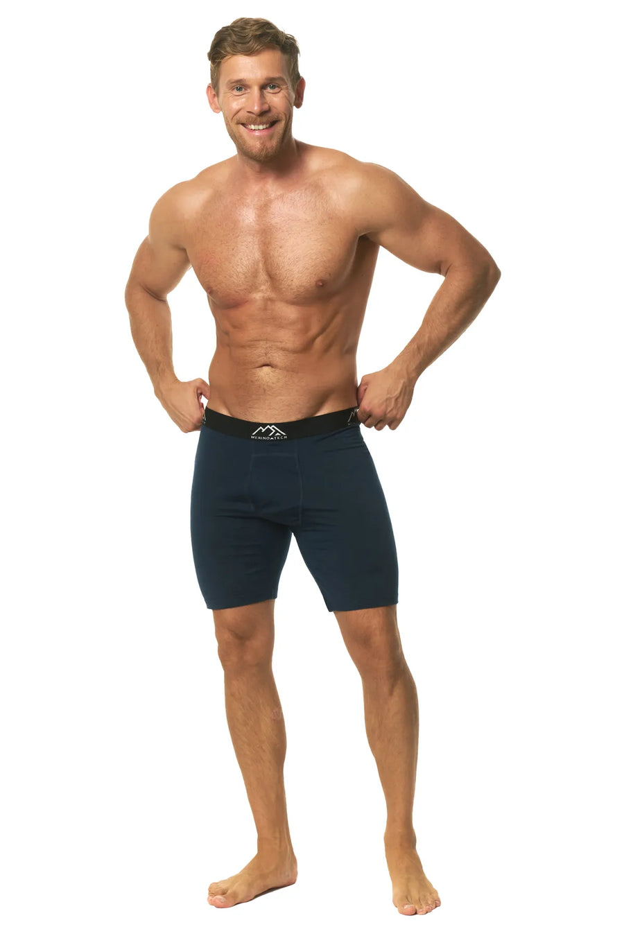 Men's Merino Boxers Navy (2 Pack)