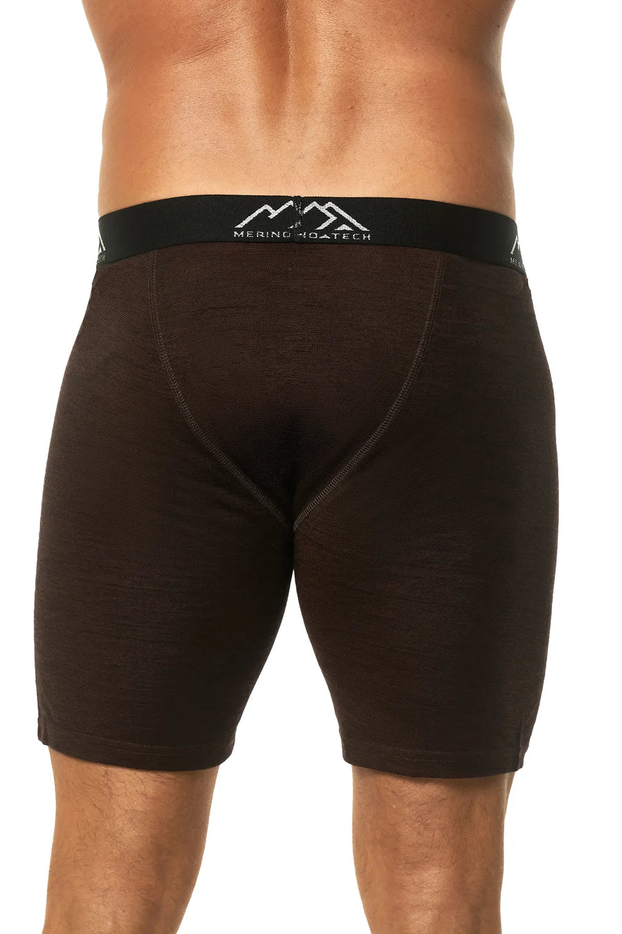 Men's Merino Boxers Dark Brown (2 Pack)