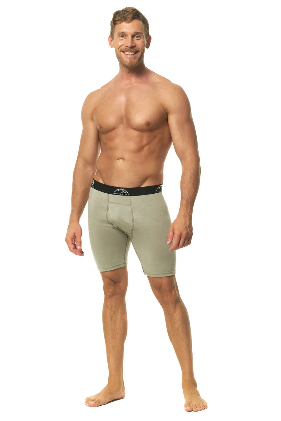 Men's Merino Boxers 170 Khaki (1 Pack)