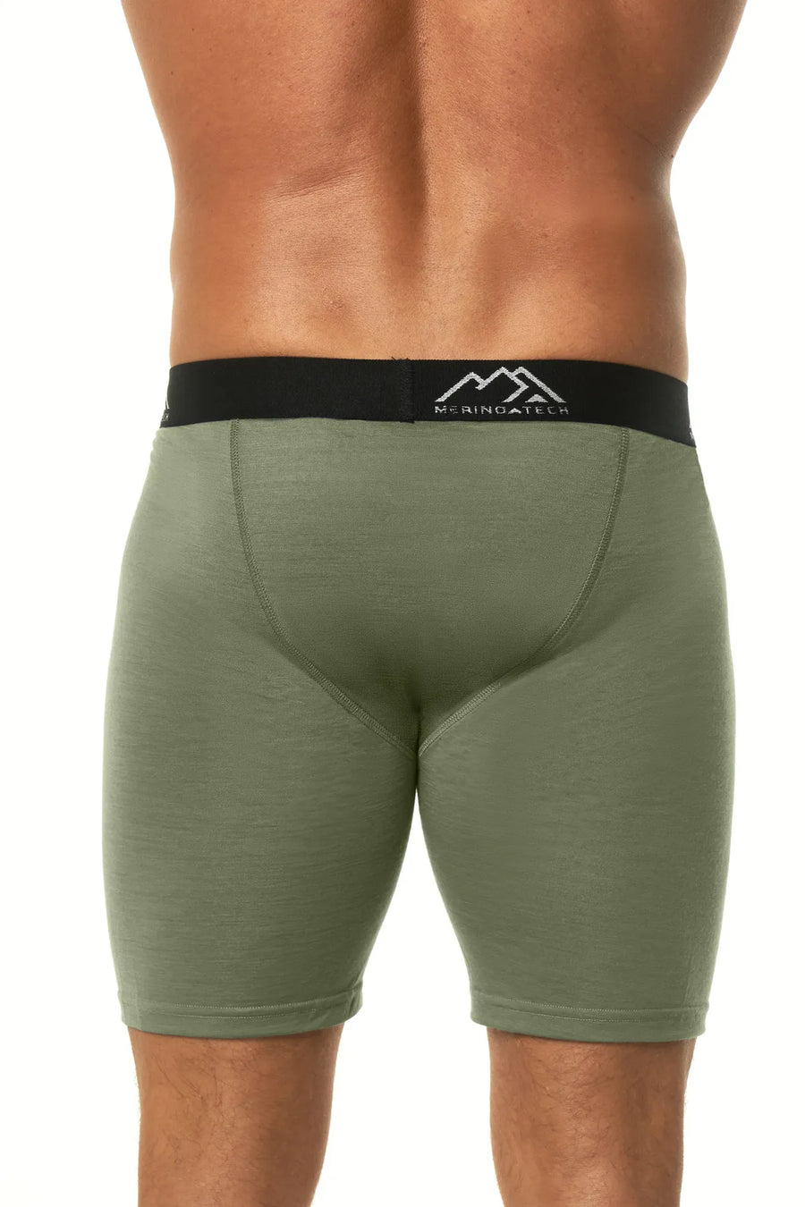 Men's Merino Boxers Dark Olive (1 Pack)