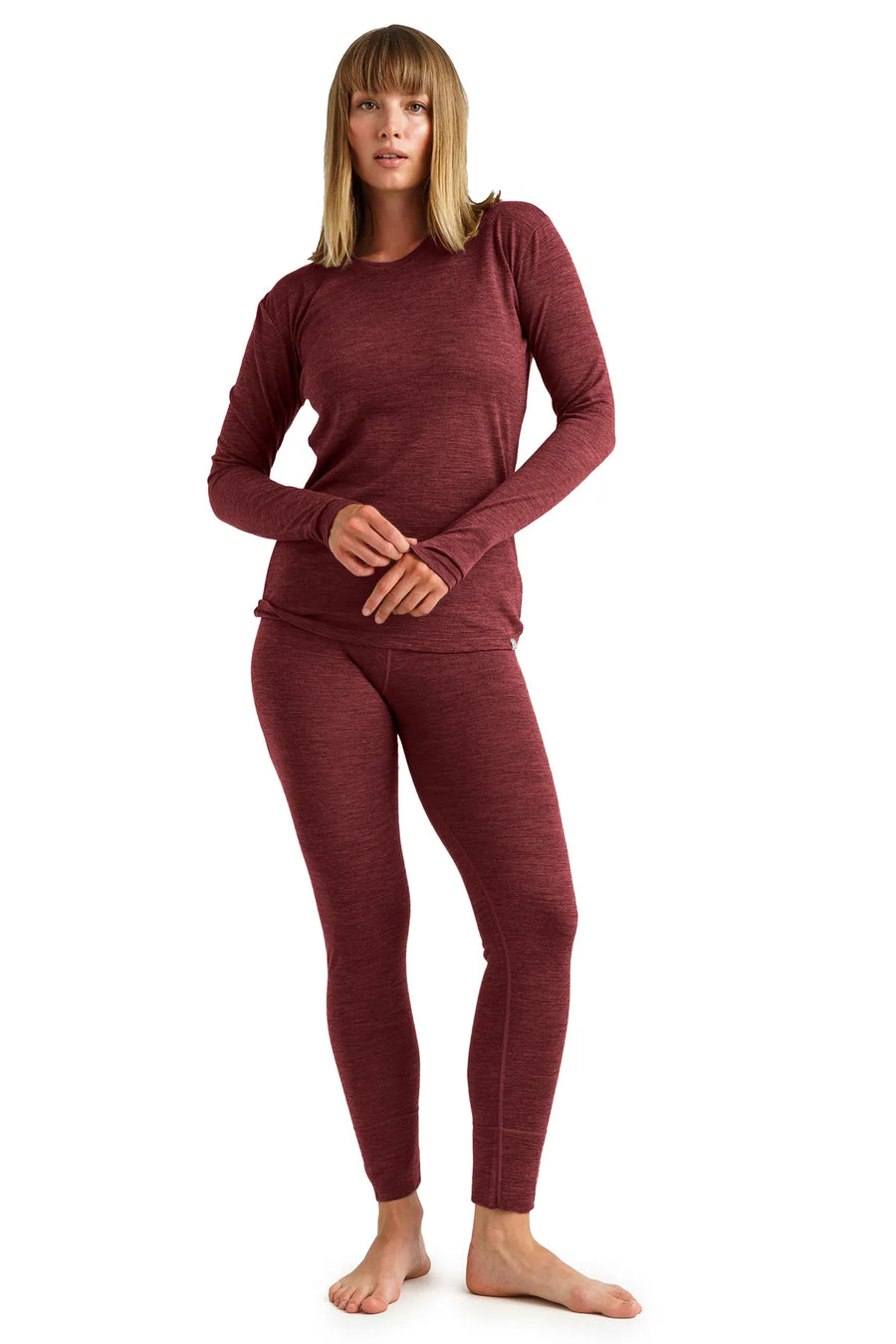 Women's Merino Thermal Set 165 Burgundy