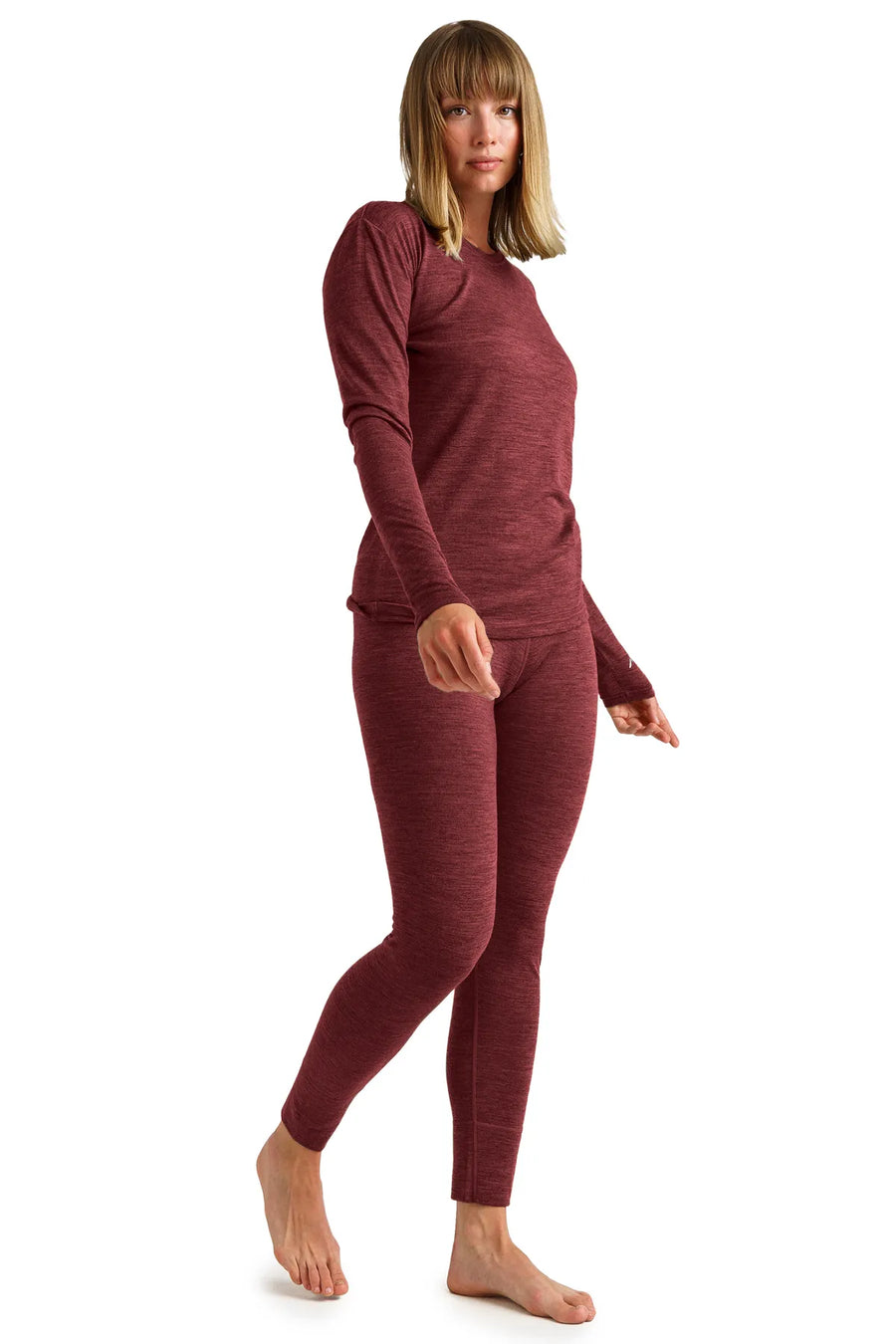 Women's Merino Thermal Set 165 Burgundy
