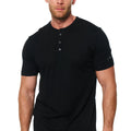 Men's Merino Wool Henley T-shirt 170 Black