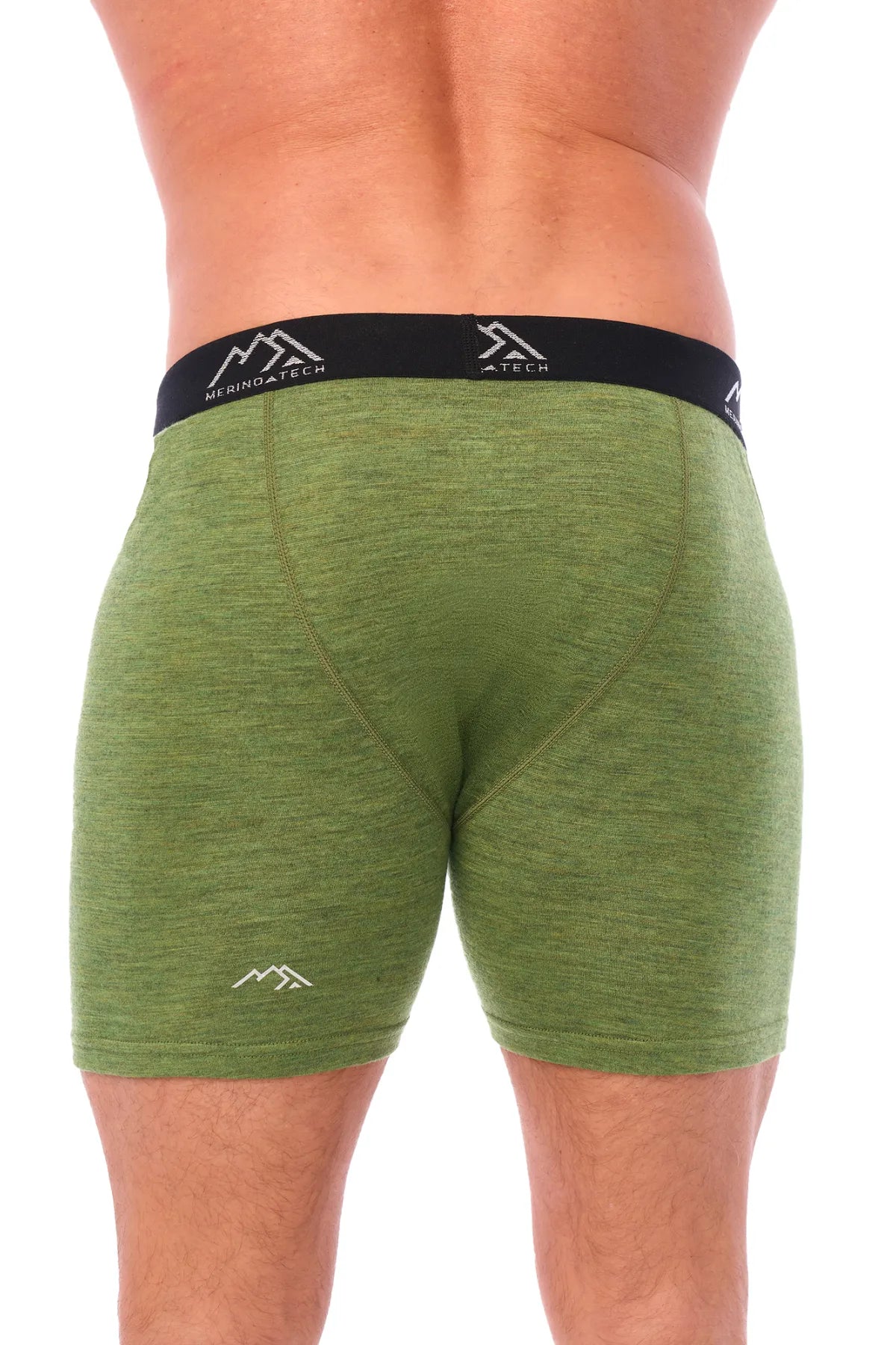 Men's Merino Boxers 190 Olive Green (1 Pack)