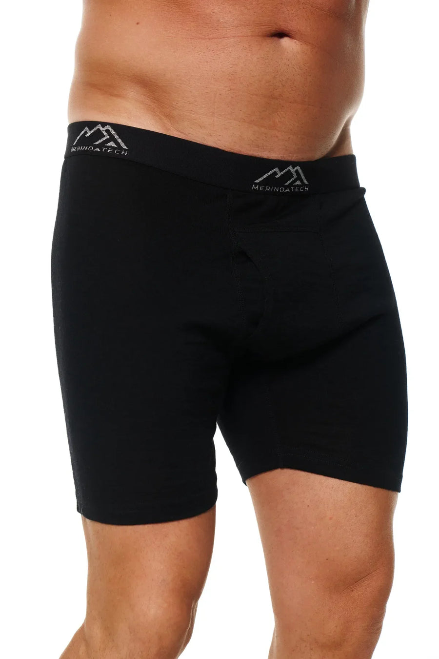 Men's Merino Boxers 190 Black Coal (1 Pack)