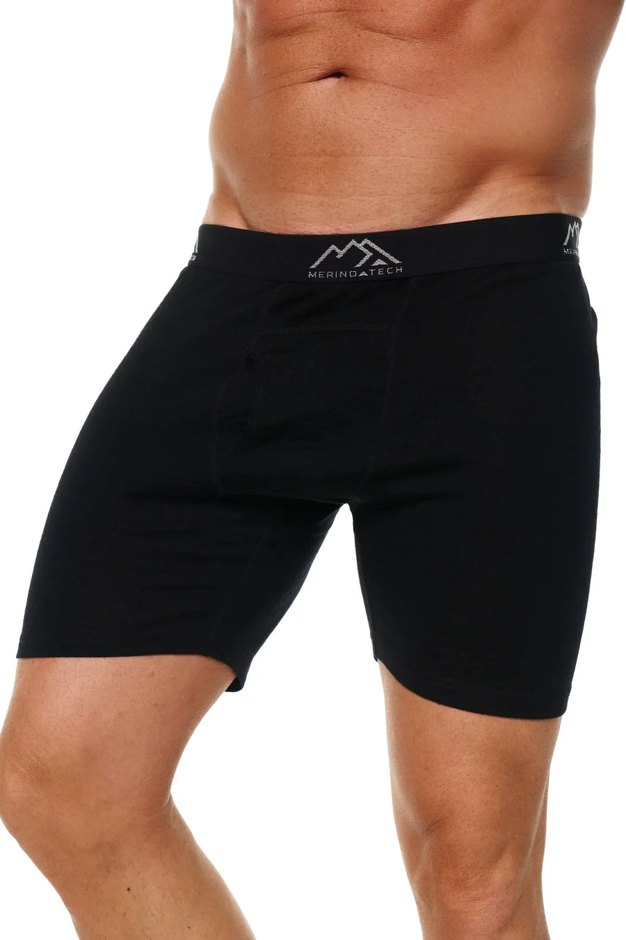 Men's Merino Boxers 190 Black Coal (1 Pack)