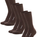Merino Wool Hiking Socks - (Pack of 3) Chocolate