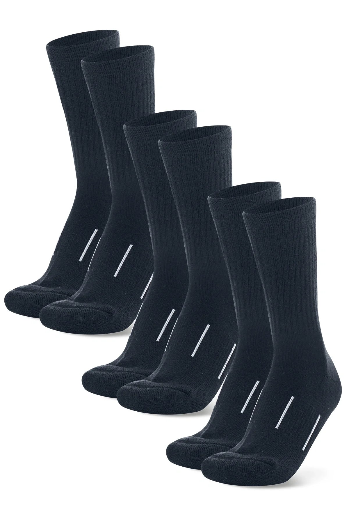 Merino Wool Hiking Socks - (Pack of 3) Navy Blue