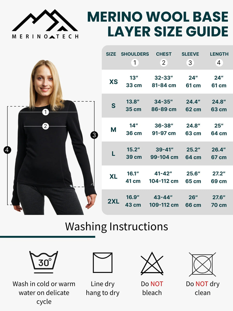 Women's Merino Long Sleeve 165 Burgundy